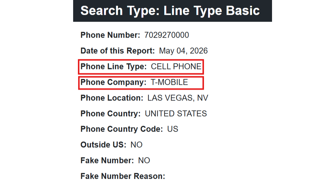 Phone Validator Home Page